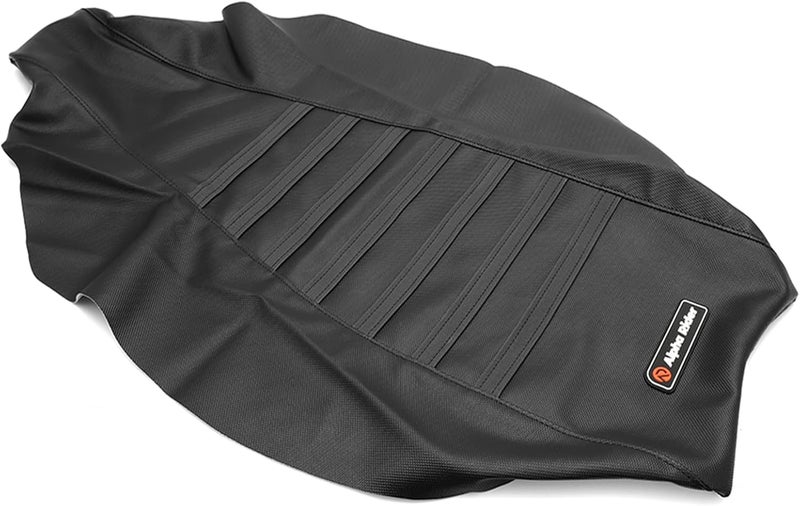 WIKIBB Grip Soft Seat Cover Fit for 2004-2018 Honda TRX 450 ER/TRX 450 R Wheeler Quad Multi Gripper Seat Cover #197 (All Black) - Image 1